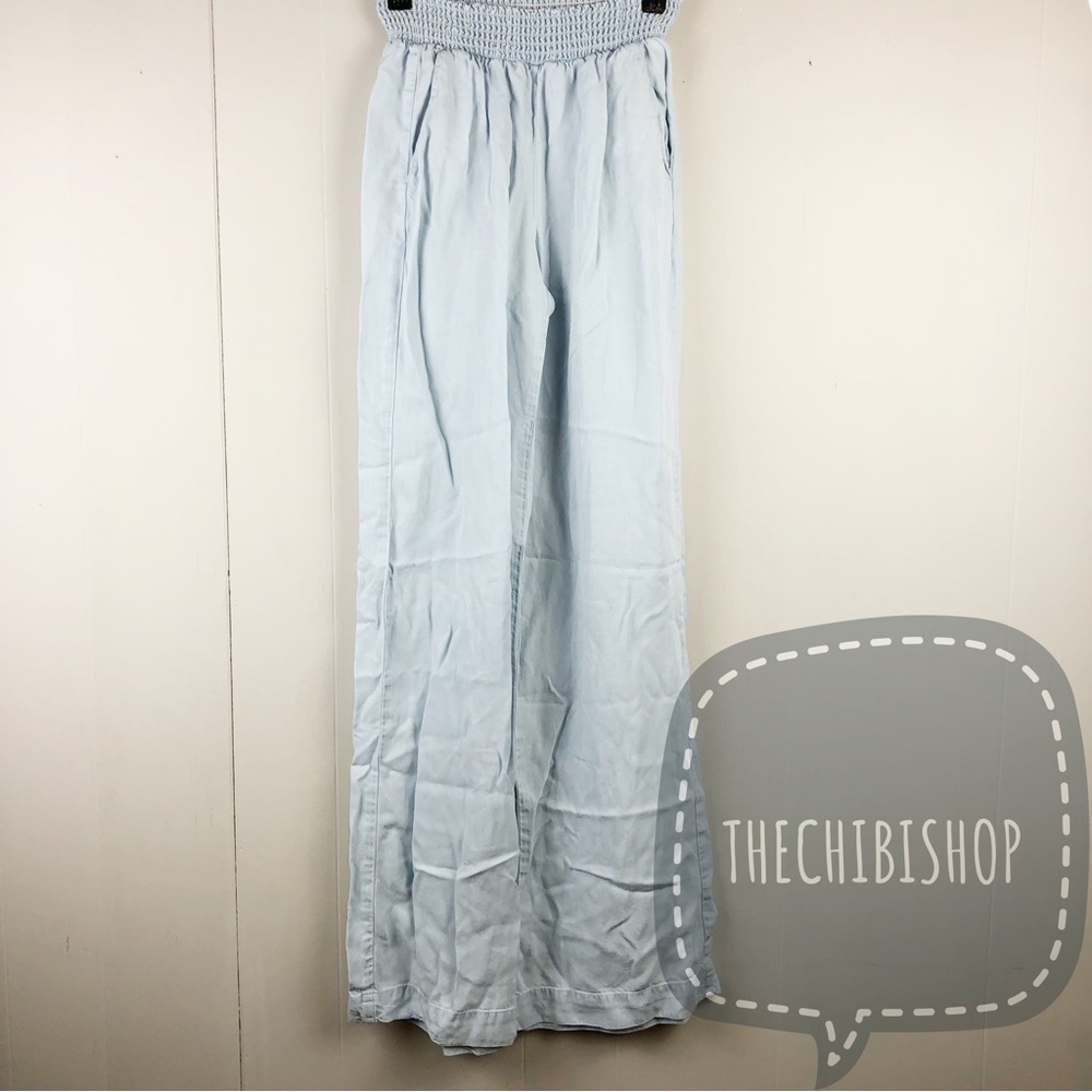 Splendid chambray wide leg pants